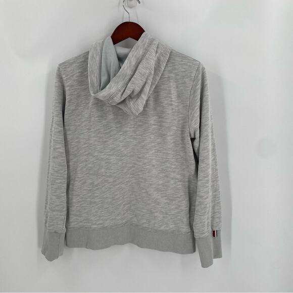 Tommy Hilfiger Jeans grey heather full zip sweatshirt size large - Picture 6 of 9